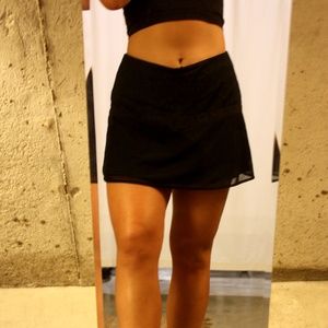 Black Athleta Tennis Skirt